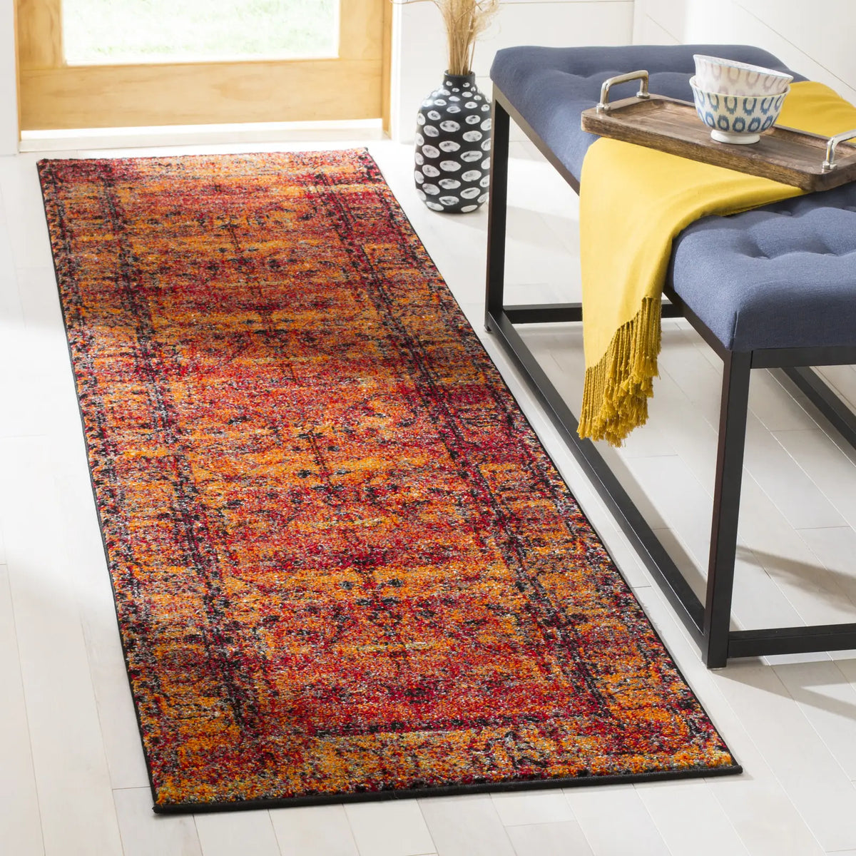 Safavieh Vintage Hamadan 2'-3" x 10'-0" Rug in Orange