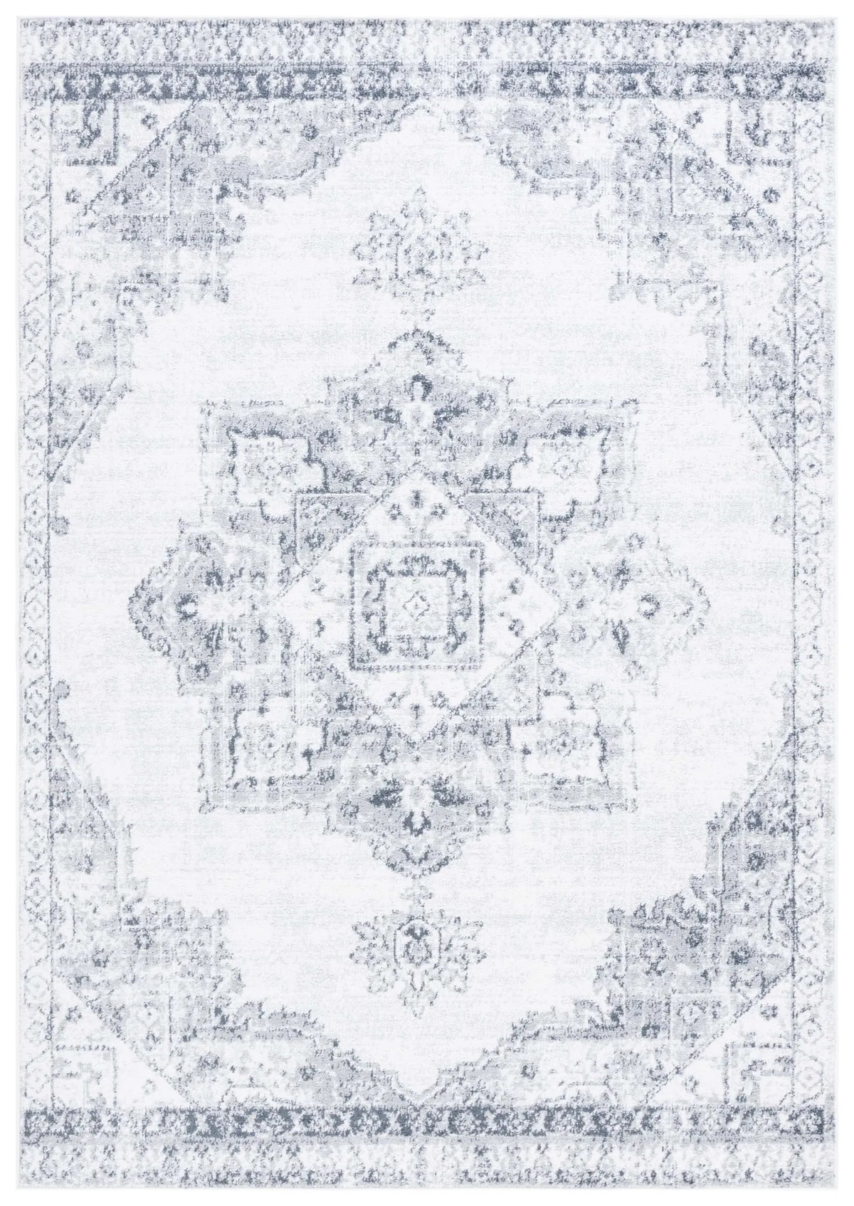 Safavieh Layla 4'-5" x 6'-5" Rug in Ivory Grey / Charcoal