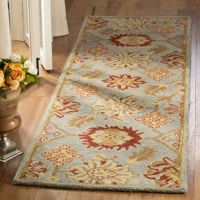 Safavieh Heritage 2'-3" x 8'-0" Rug in Charcoal / Multi