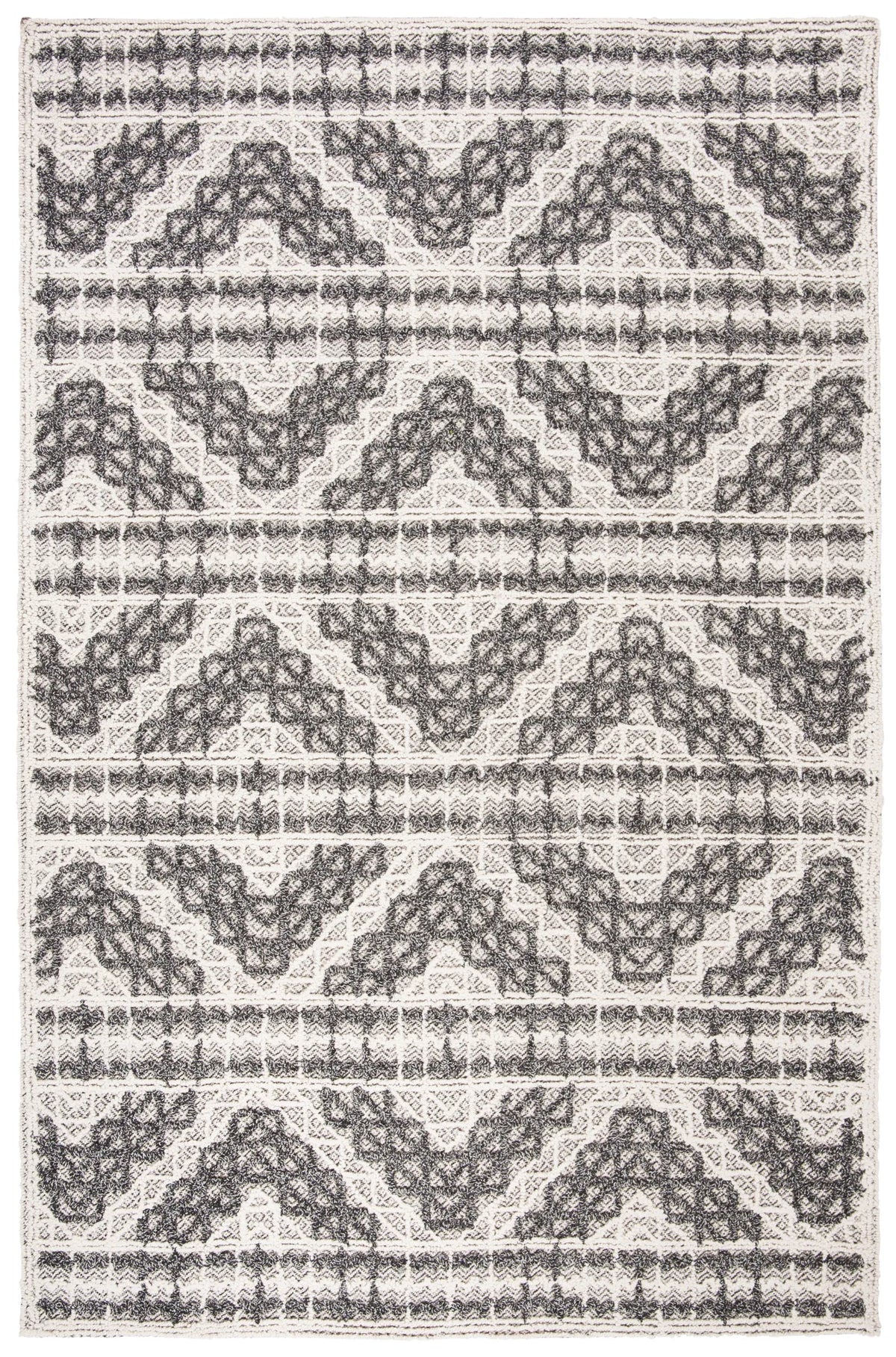 Safavieh Trace 4'-0" x 6'-0" Rug in Grey / Charcoal