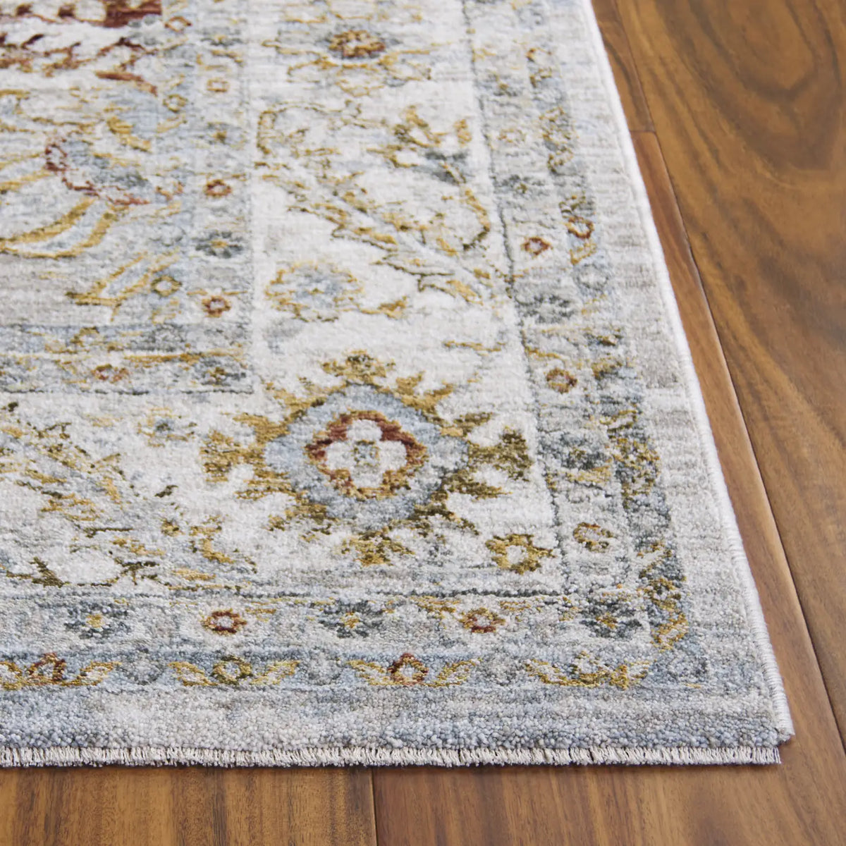 Safavieh Hamilton 4'-0" x 6'-0" Rug in Grey / Gold