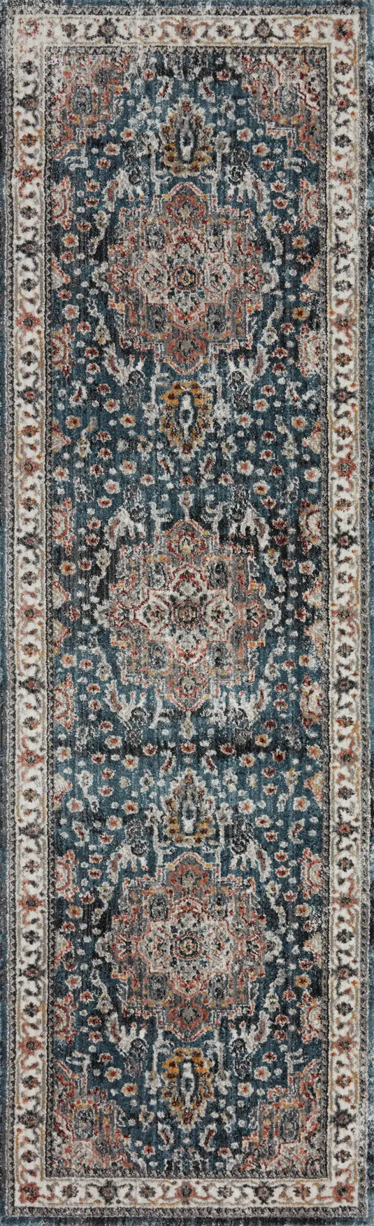 Loloi Samra Sam-04 Slate/Multi Rugs - runner flat