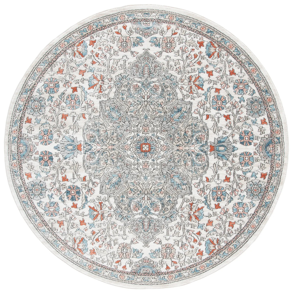 Safavieh Oregon 800 6'-7" x 6'-7" Rug in Grey / Ivory