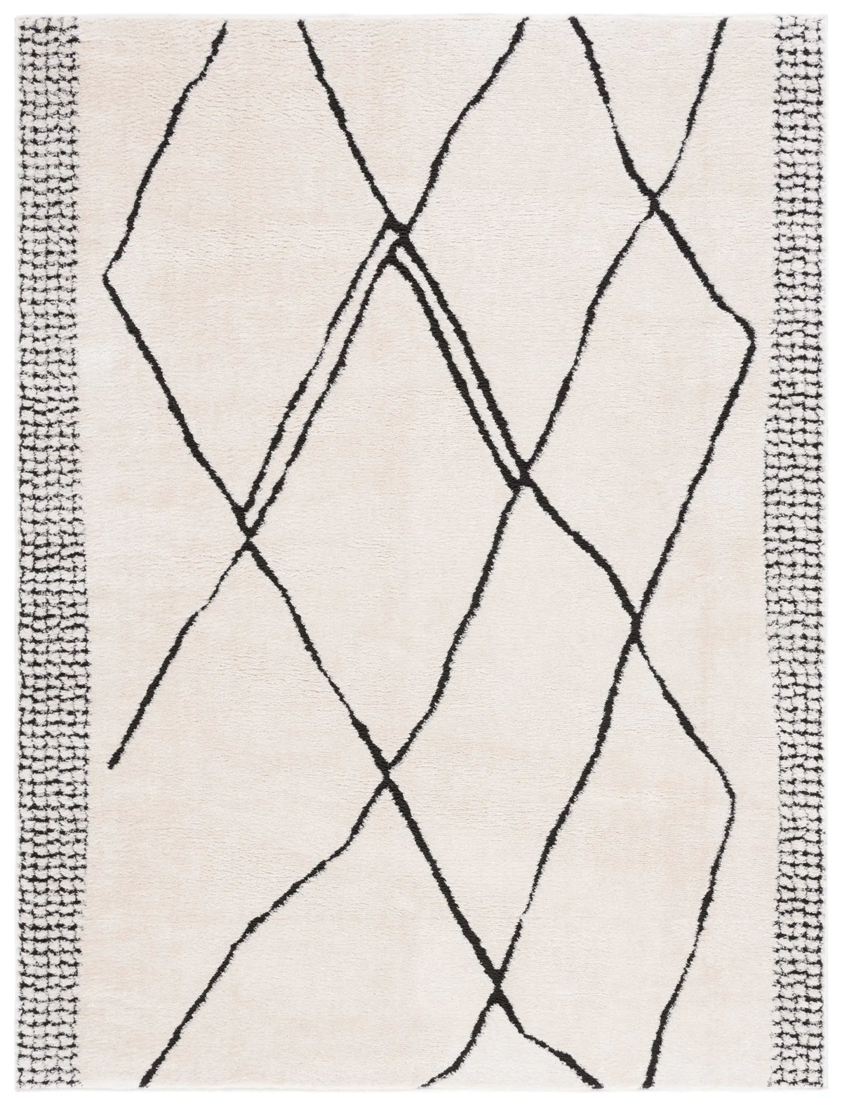 Safavieh Melody 4'-0" x 6'-0" Rug in Ivory / Black