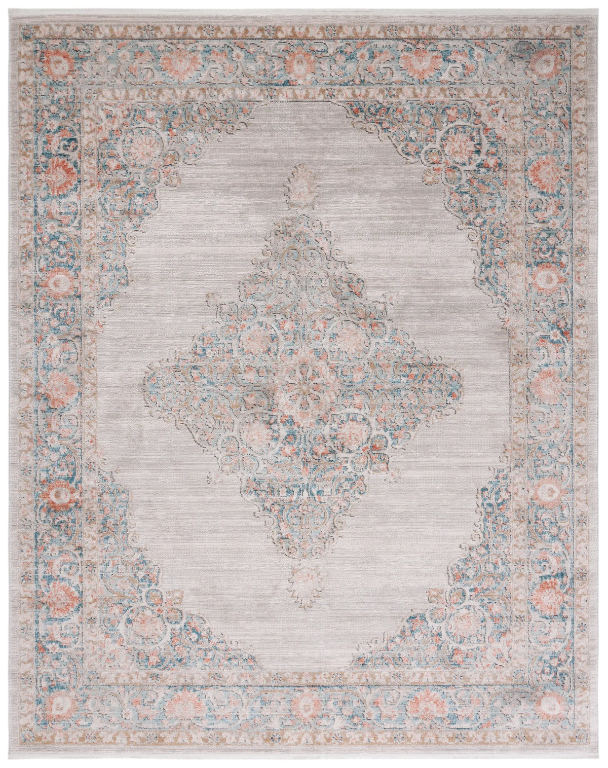 Safavieh Shivan 10'-0" x 14'-0" Rug in Grey / Rose