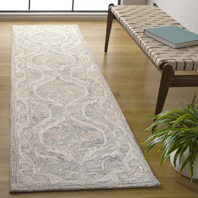 Safavieh Blossom 2'-3" x 8'-0" Rug in Grey / Ivory