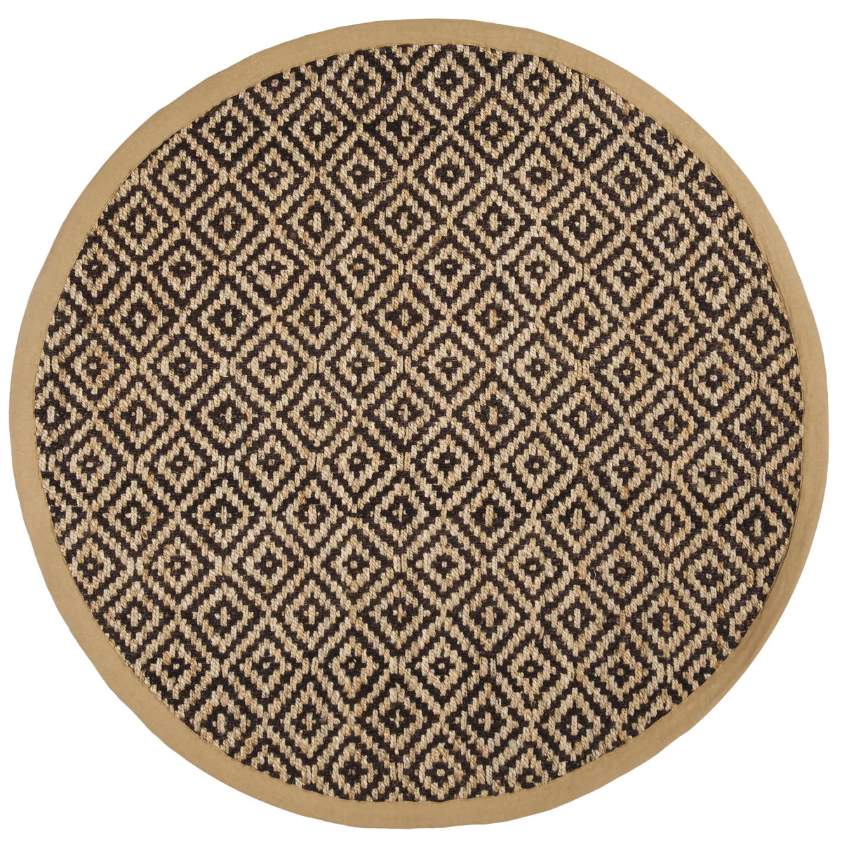 Safavieh Natural Fiber 6'-0" x 6'-0" Rug in Brown / Natural