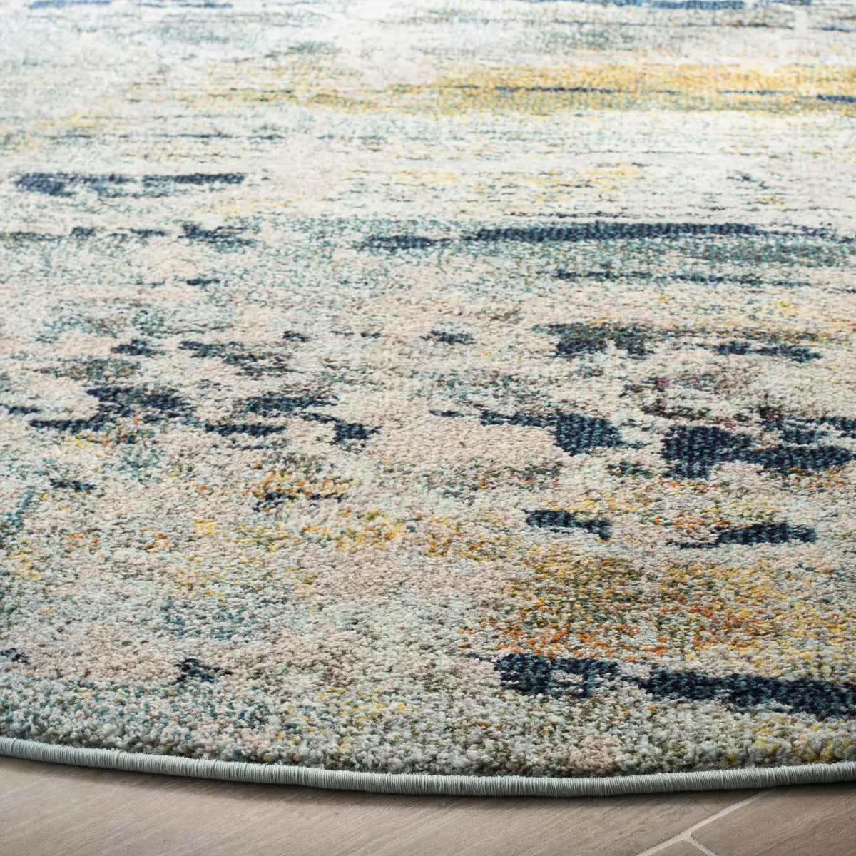Safavieh Monaco 6'-7" x 6'-7" Rug in Blue / Grey