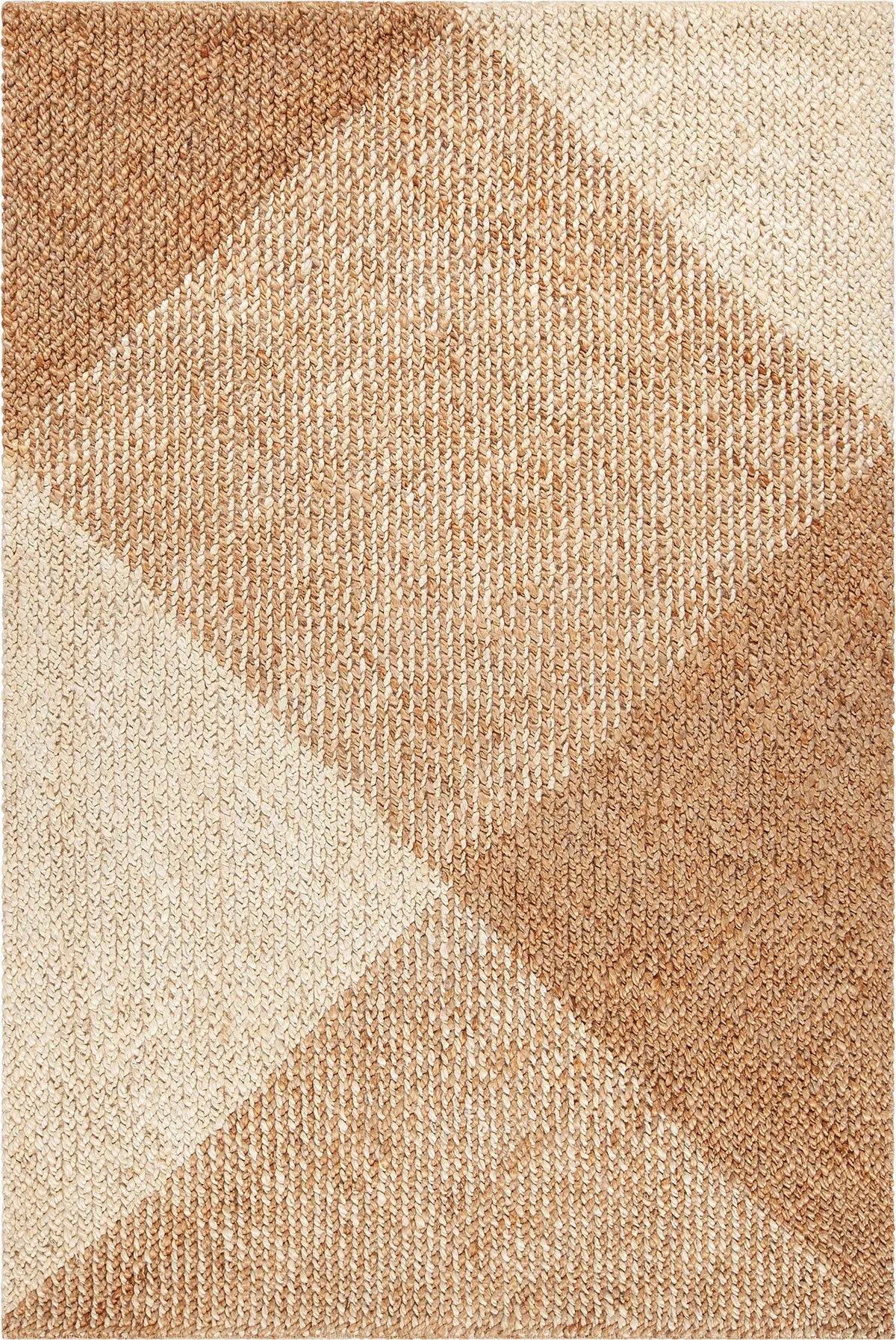 Chandra Aaliyah AAL-57700 Tan / Ivory rug, flat view