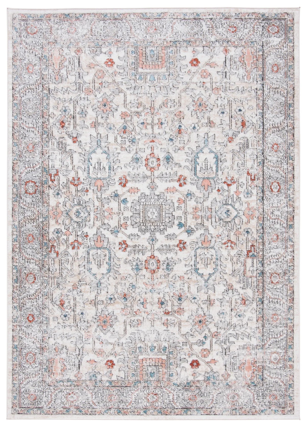 Safavieh Oregon 800 4'-0" x 6'-0" Rug in Grey / Ivory