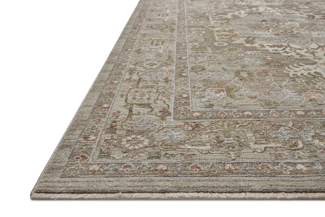 Loloi Aylin AYL-08 Mushroom / Fiesta Rug - rug corner