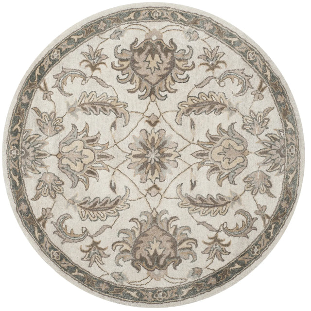 Safavieh Bella 5'-0" x 5'-0" Rug in Ivory / Light Grey