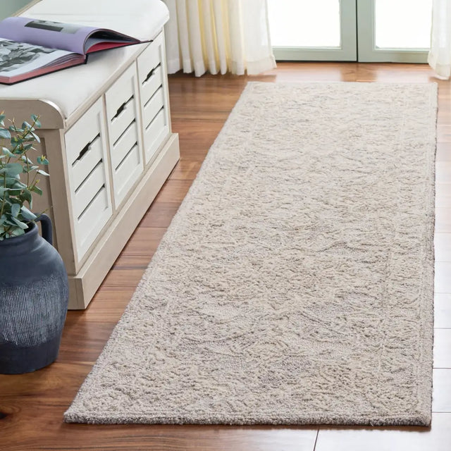 Safavieh Metro 2'-3" x 8'-0" Rug in Light Grey / Ivory
