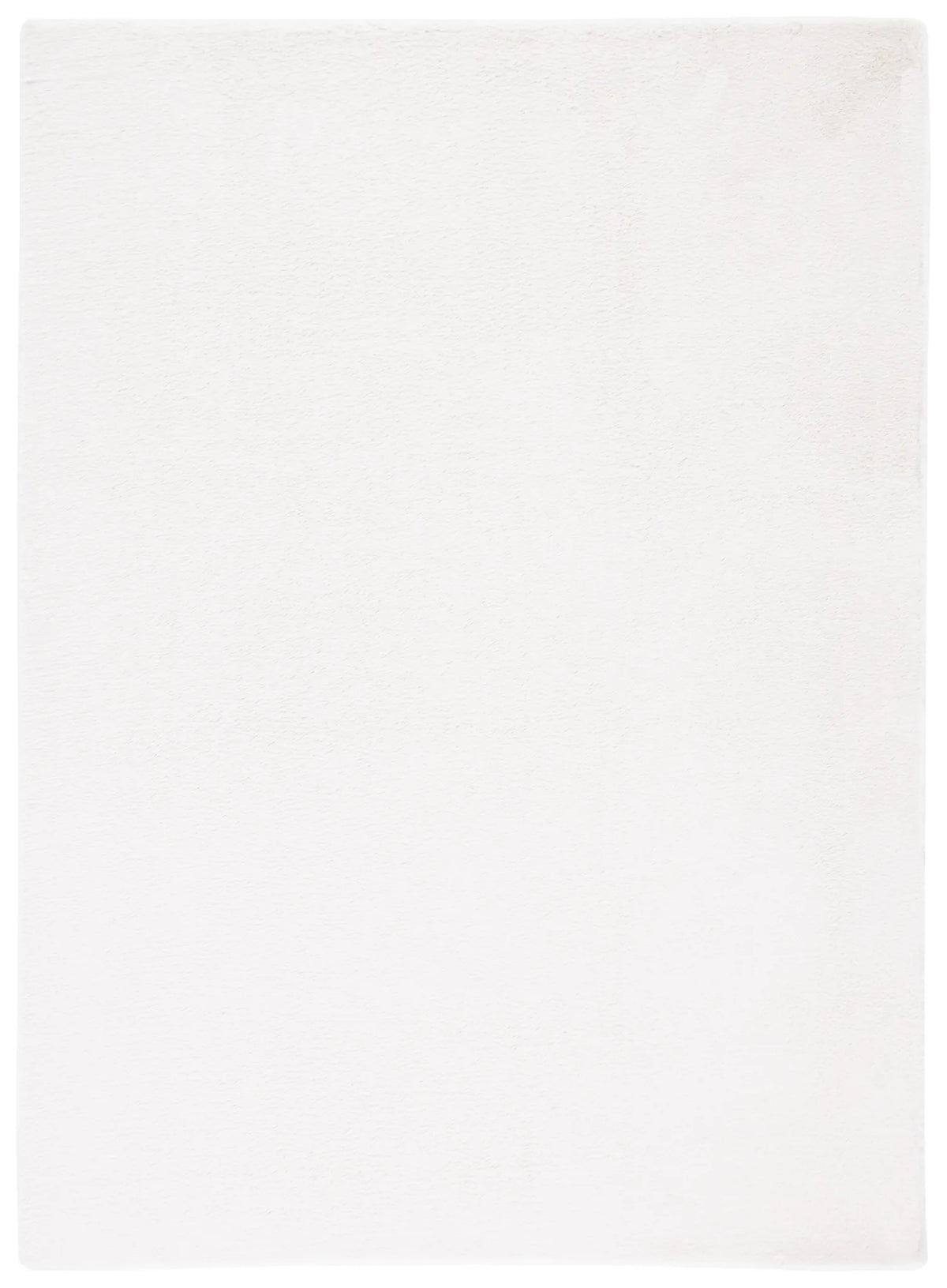 Safavieh Faux Rabbit Fur 5'-0" x 7'-0" Rug in Off White