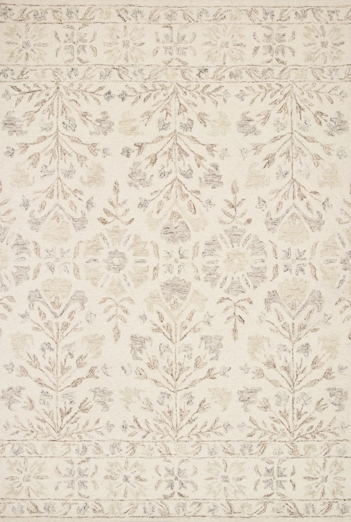 Loloi Norabel Nor-02 Ivory/Neutral Rugs - main flat