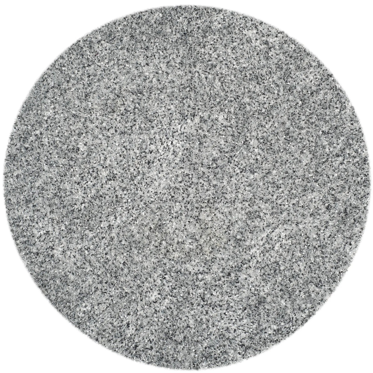 Safavieh Sg-Mls-Malibu Shag 5'-0" x 5'-0" Rug in Silver