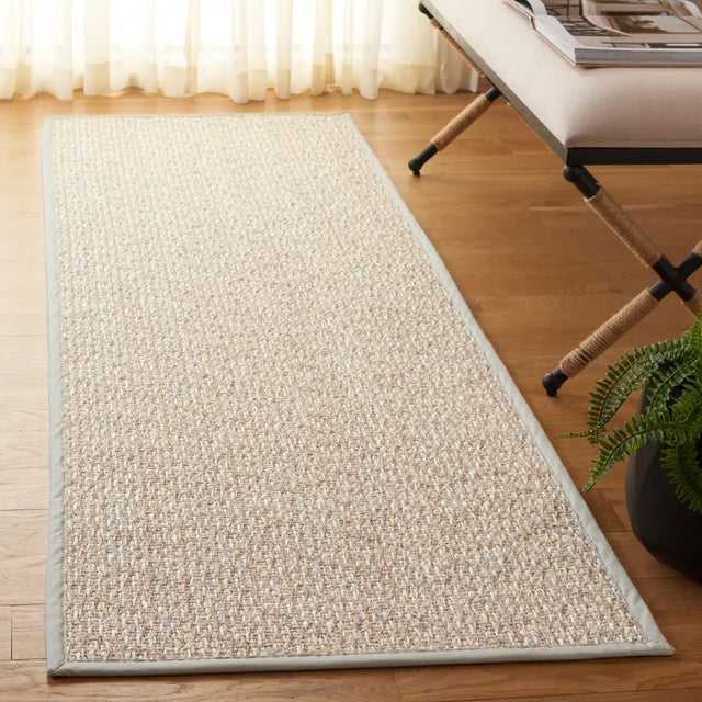 Safavieh Natural Fiber 2'-6" x 8'-0" Rug in Marble / Beige