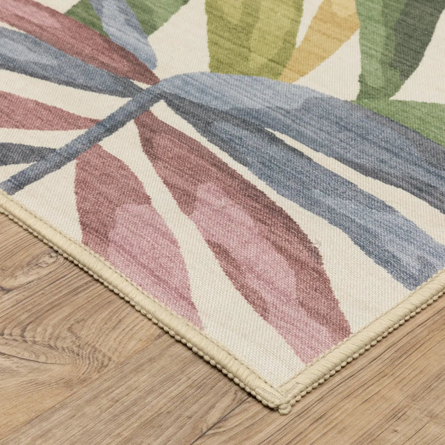 Oriental Weavers Sphinx Fiji FIJ03 Multi Rugs - corner detail