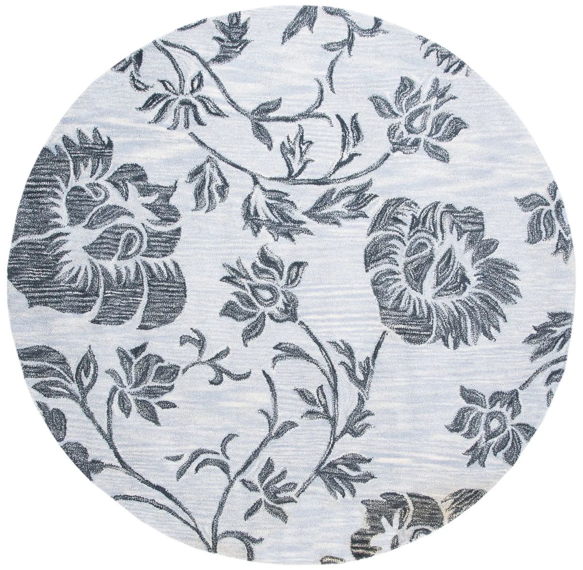 Safavieh Soho 6'-0" x 6'-0" Rug in Grey / Black