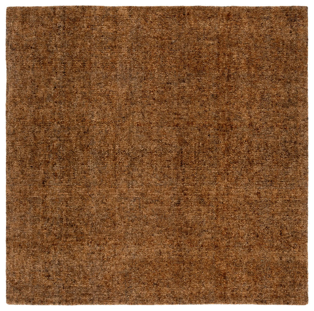 Safavieh Gabbeh 6'-0" x 6'-0" Rug in Gold / Brown