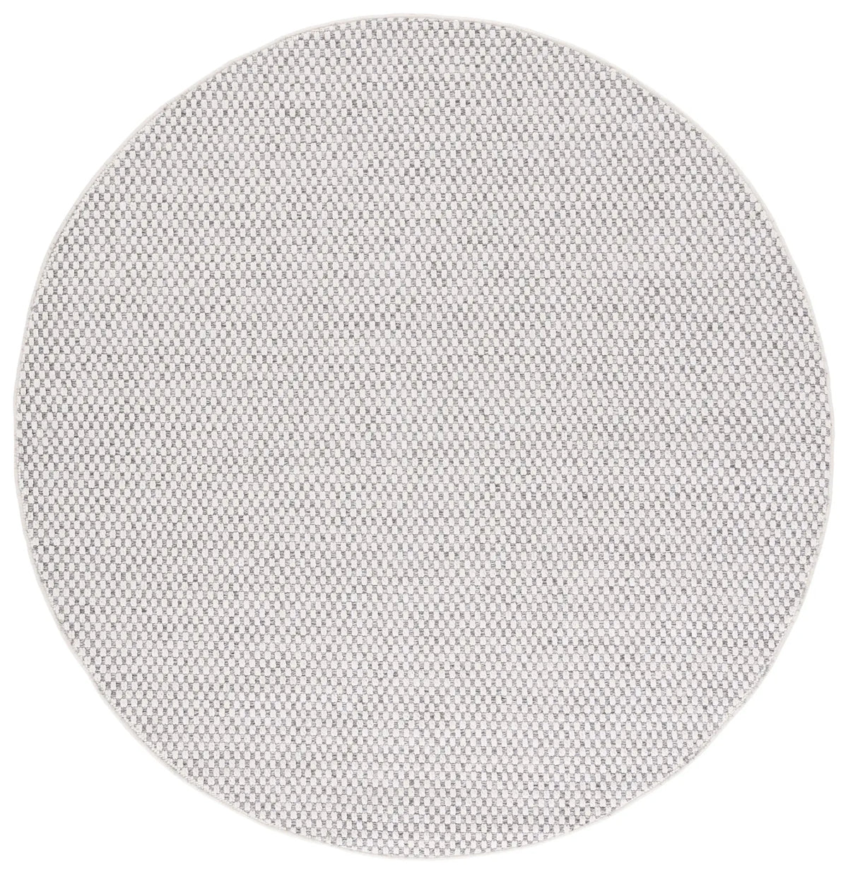 Safavieh Sisal All-Weather 6'-7" x 6'-7" Rug in Grey / Ivory