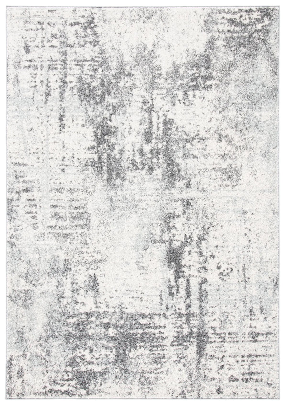 Safavieh Tulum 4'-0" x 6'-0" Rug in Ivory / Charcoal