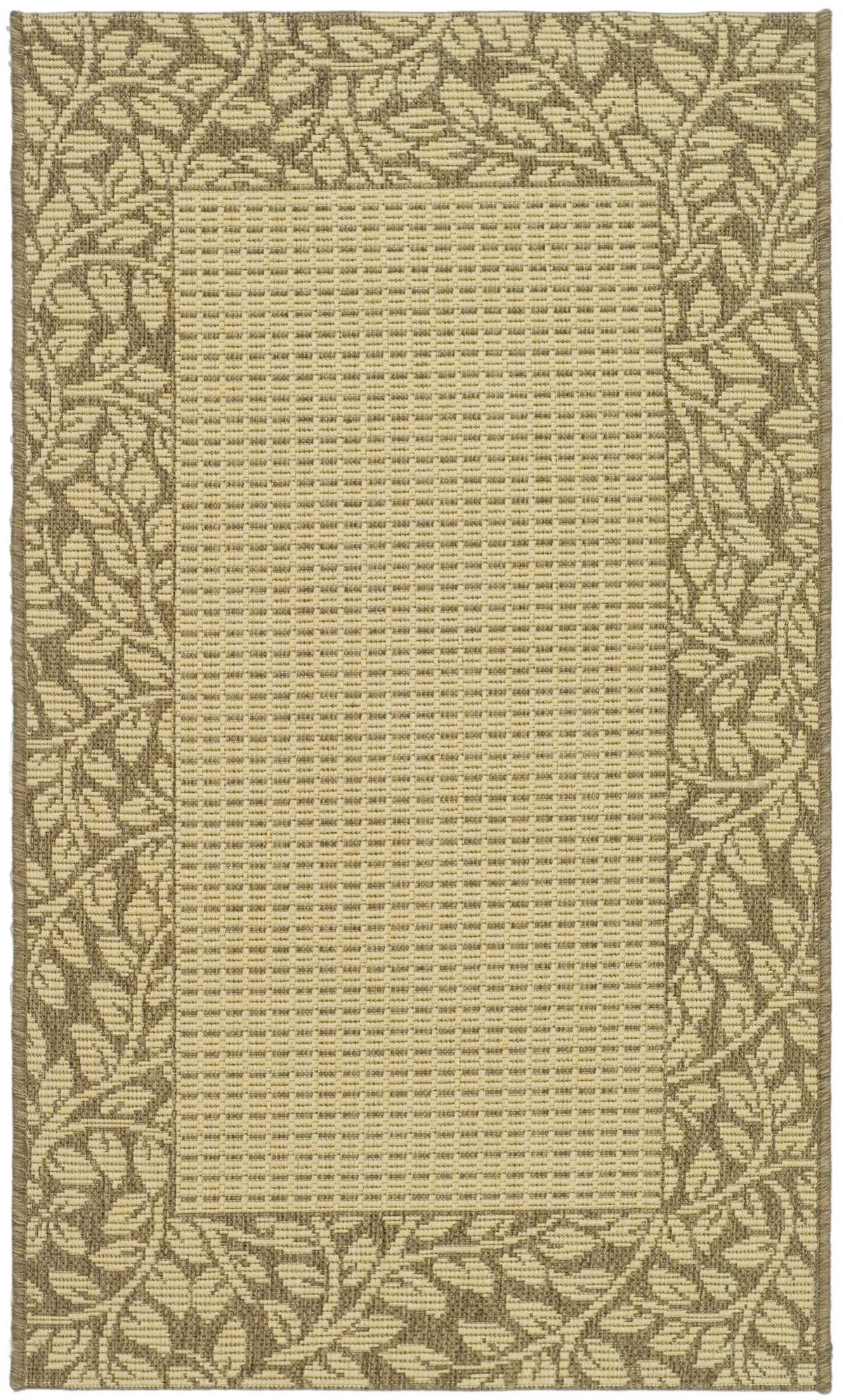 Safavieh Courtyard 2'-0" x 3'-7" Rug in Natural / Brown