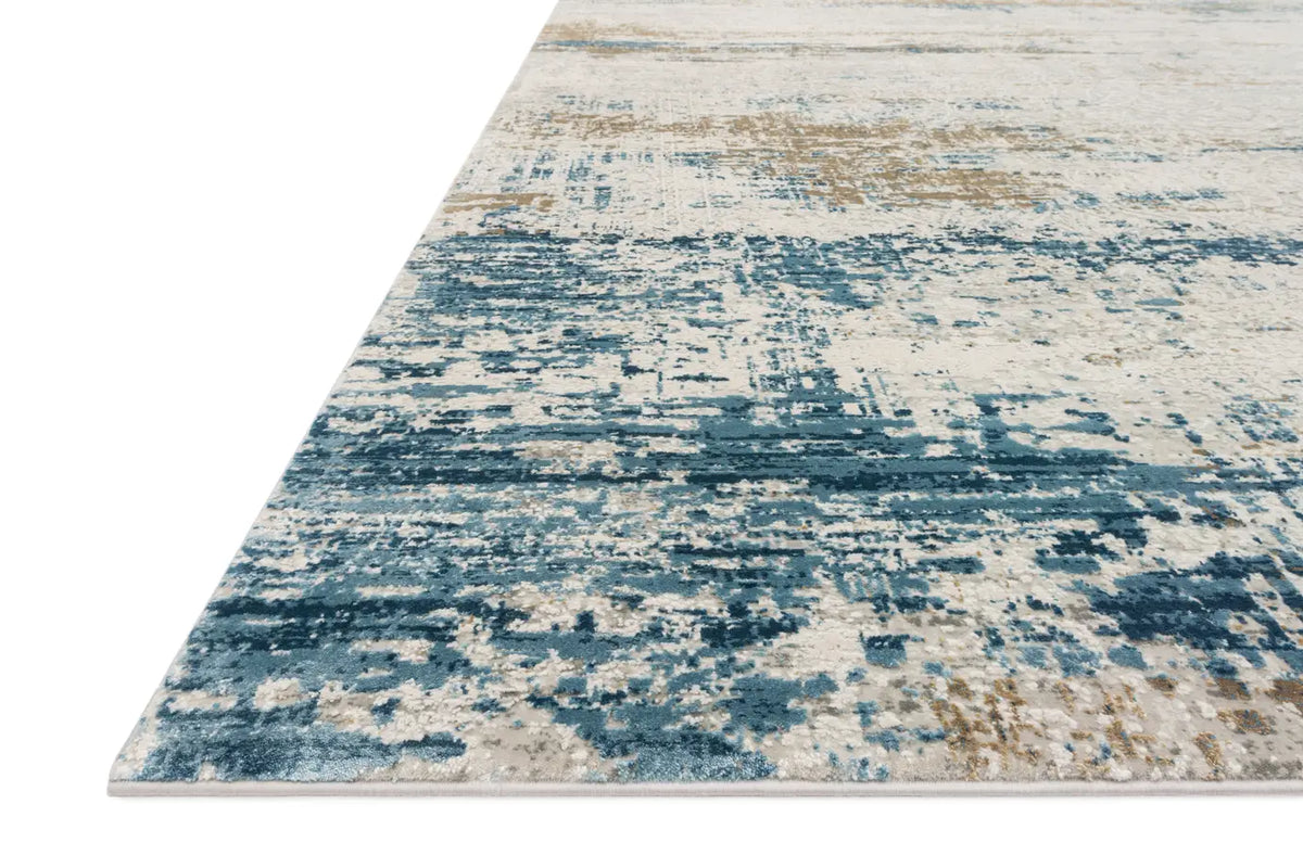 Loloi Sienne Sie-05 Ivory / Azure Rugs - rug corner