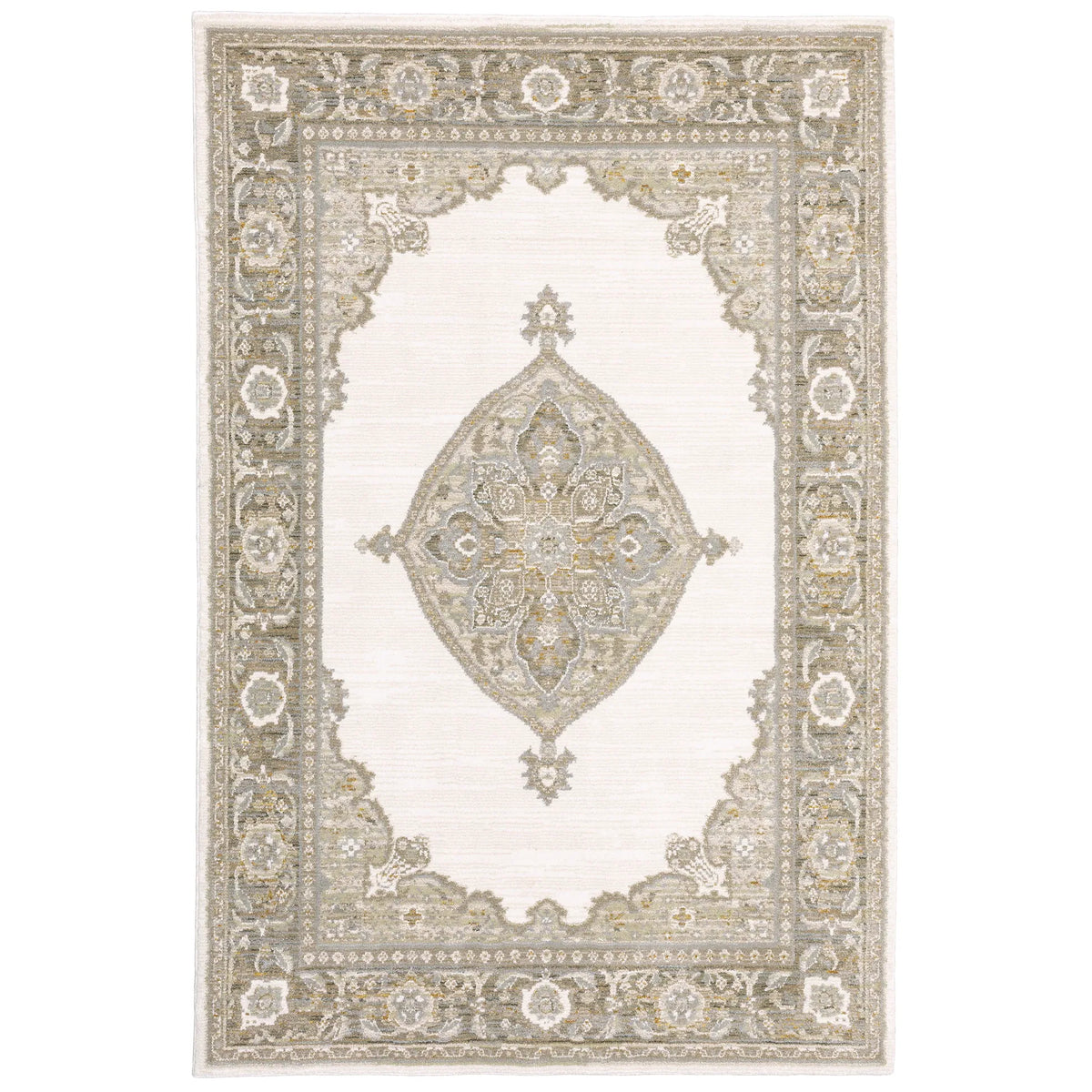 Oriental Weavers Sphinx Andorra 7939D Beige / Ivory Rugs - main flat