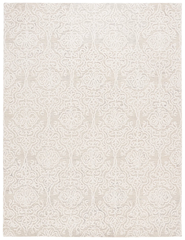 Safavieh Blossom 10'-0" x 14'-0" Rug in Silver / Ivory