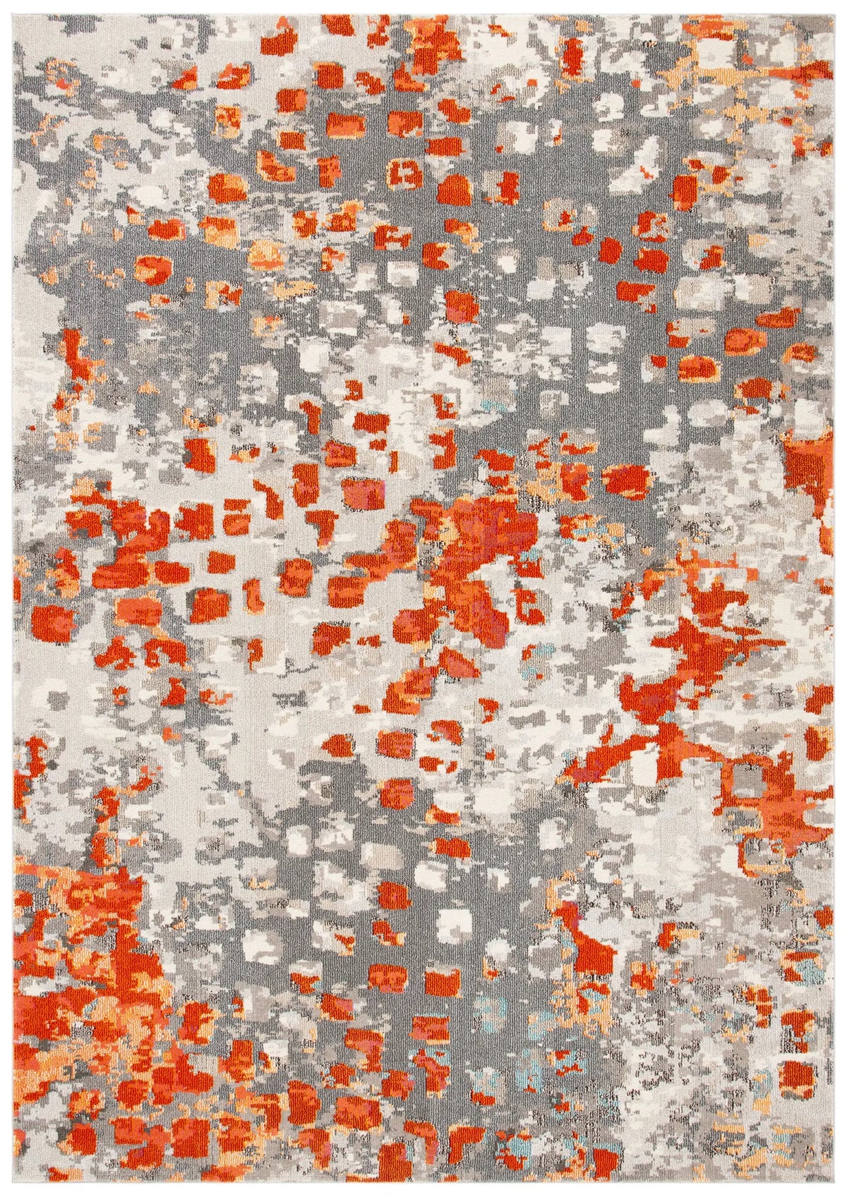 Safavieh Monaco 10'-0" x 14'-0" Rug in Grey / Orange