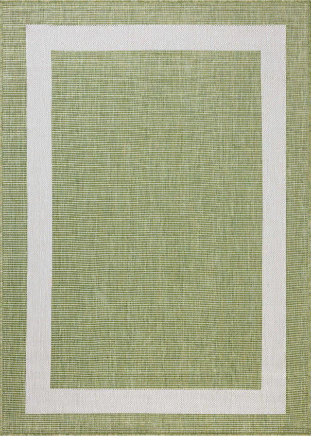 Loloi Easton ESN-07 Green / Ivory Rug - room scene 1