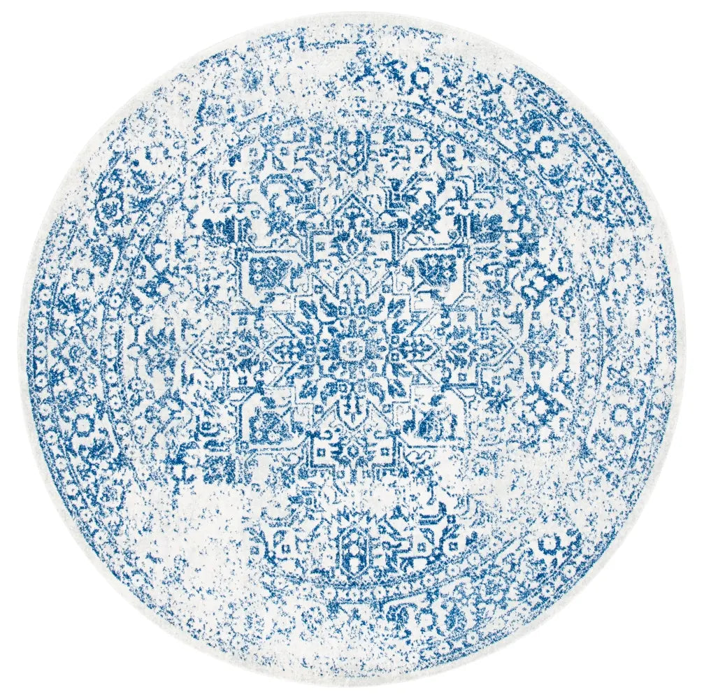 Safavieh Evoke 6'-7" x 6'-7" Rug in Ivory / Navy