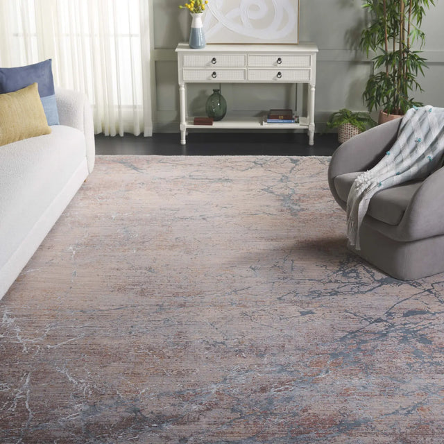 Safavieh Signature 800 10'-0" x 14'-0" Rug in Blue / Grey Brown