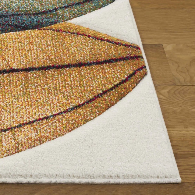 Safavieh Hollywood 4'-0" x 6'-0" Rug in Gold / Blue