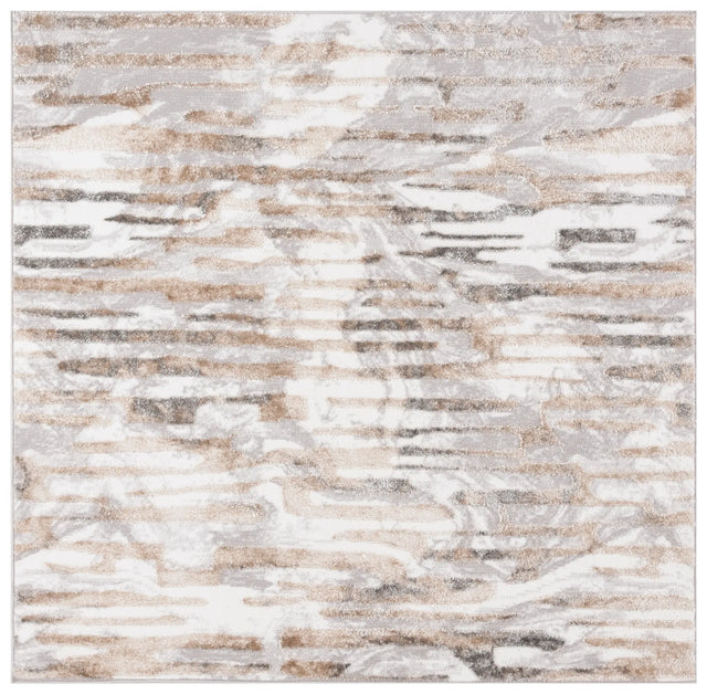 Safavieh Maya 6'-7" x 6'-7" Rug in Ivory / Grey Beige