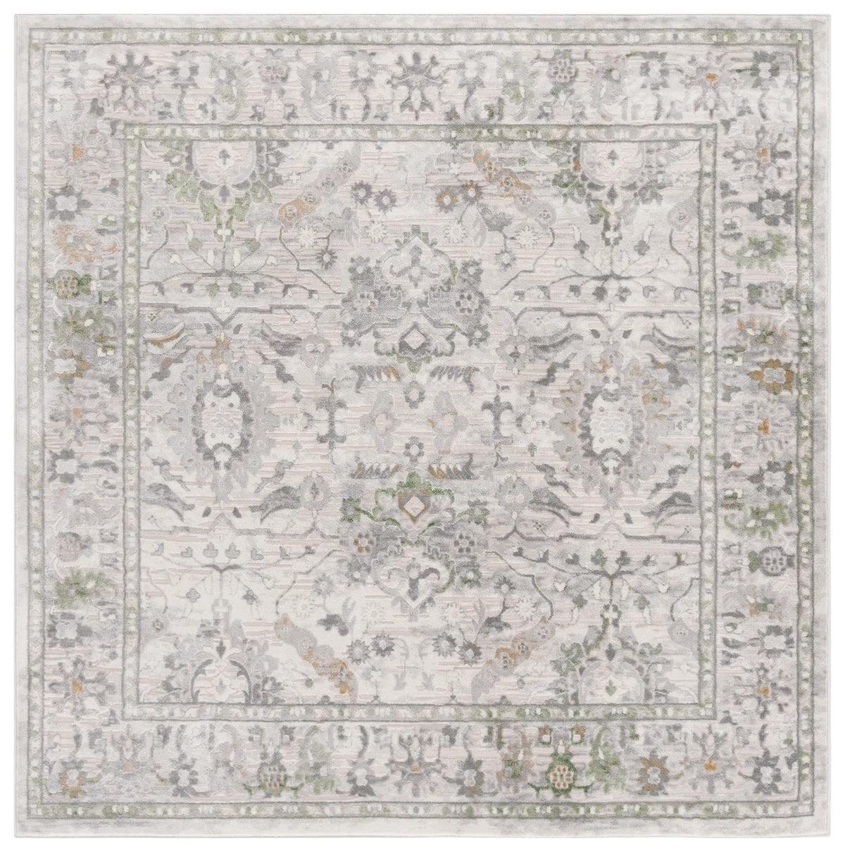 Safavieh Prestige 6'-7" x 6'-7" Rug in Ivory / Grey