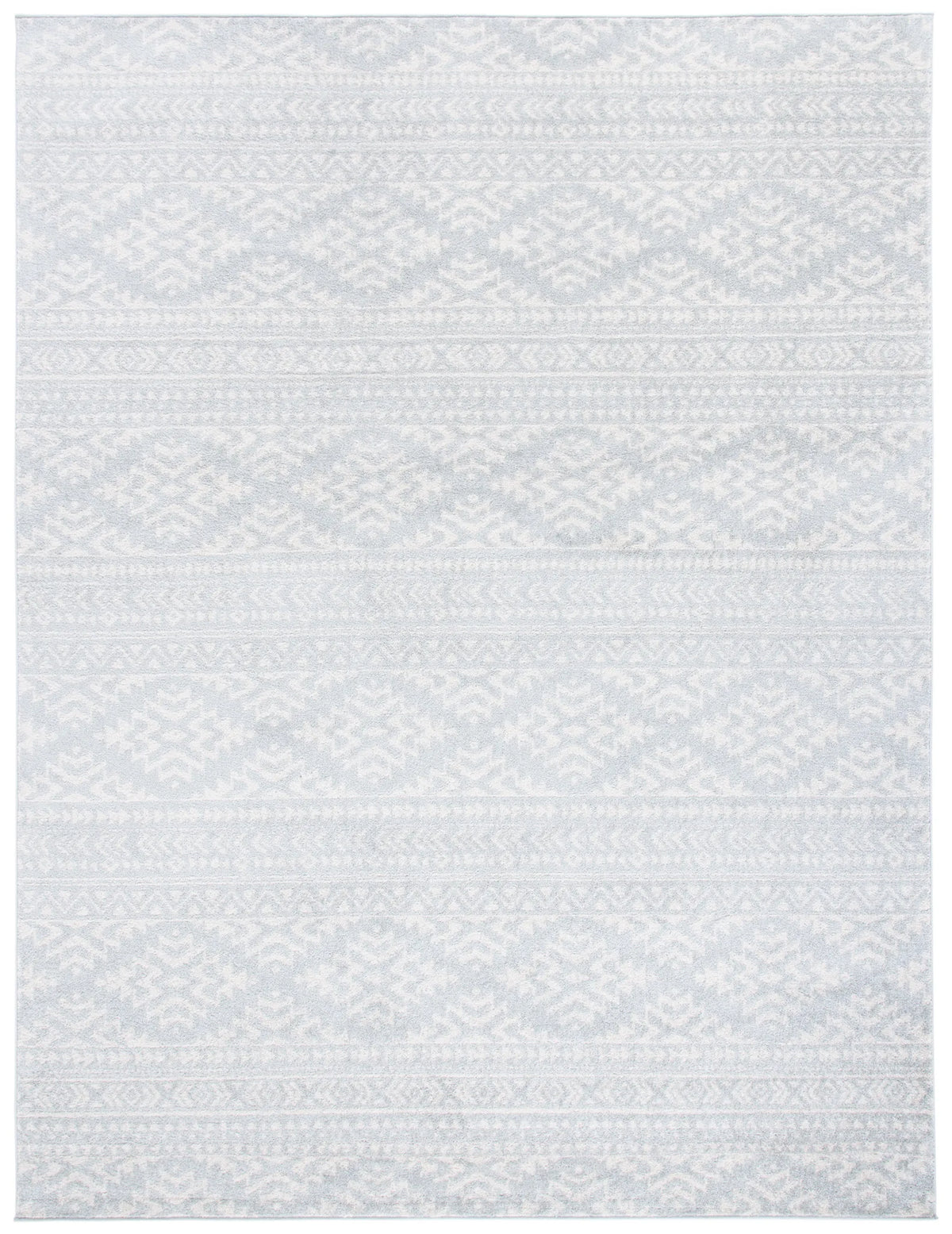 Safavieh Tulum 10'-0" x 13'-0" Rug in Light Grey / Ivory