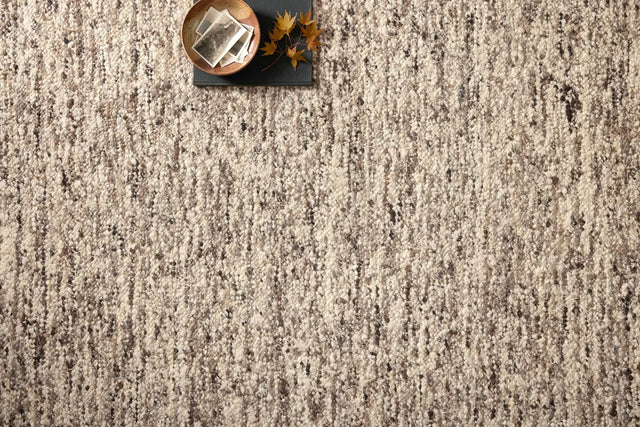 Loloi Reyla Rla-01 Granite/Mocha Rug - styled aerial 1