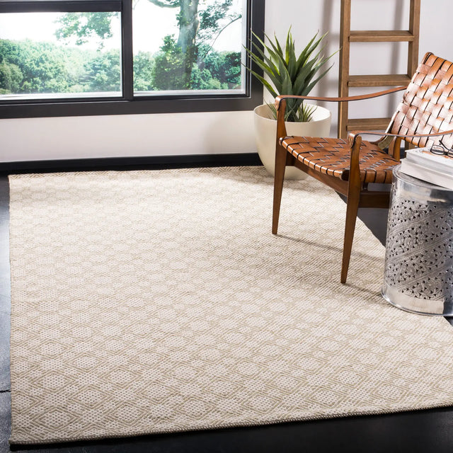 Safavieh Klc-Cotton Kilim 5'-0" x 8'-0" Rug in Beige / Ivory