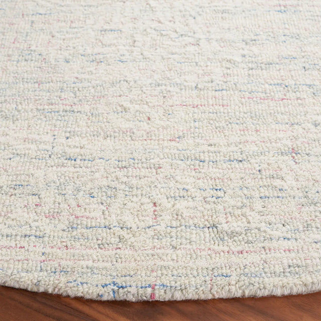 Safavieh Ebony 6'-0" x 6'-0" Rug in Light Grey / Ivory