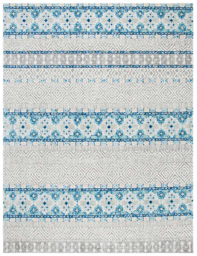 Safavieh Madison 700 10'-0" x 14'-0" Rug in Grey / Turquoise