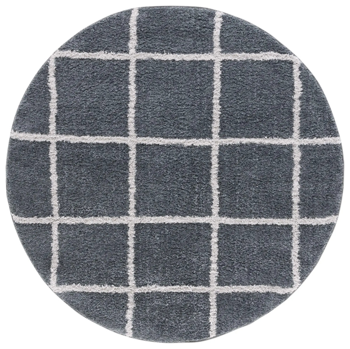 Safavieh Norway 6'-7" x 6'-7" Rug in Dark Grey / Light Grey