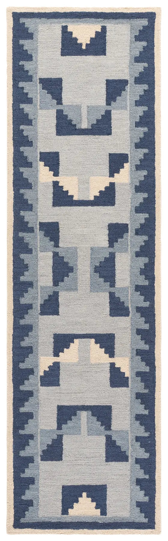 Safavieh Kenya 2'-3" x 8'-0" Rug in Blue / Ivory