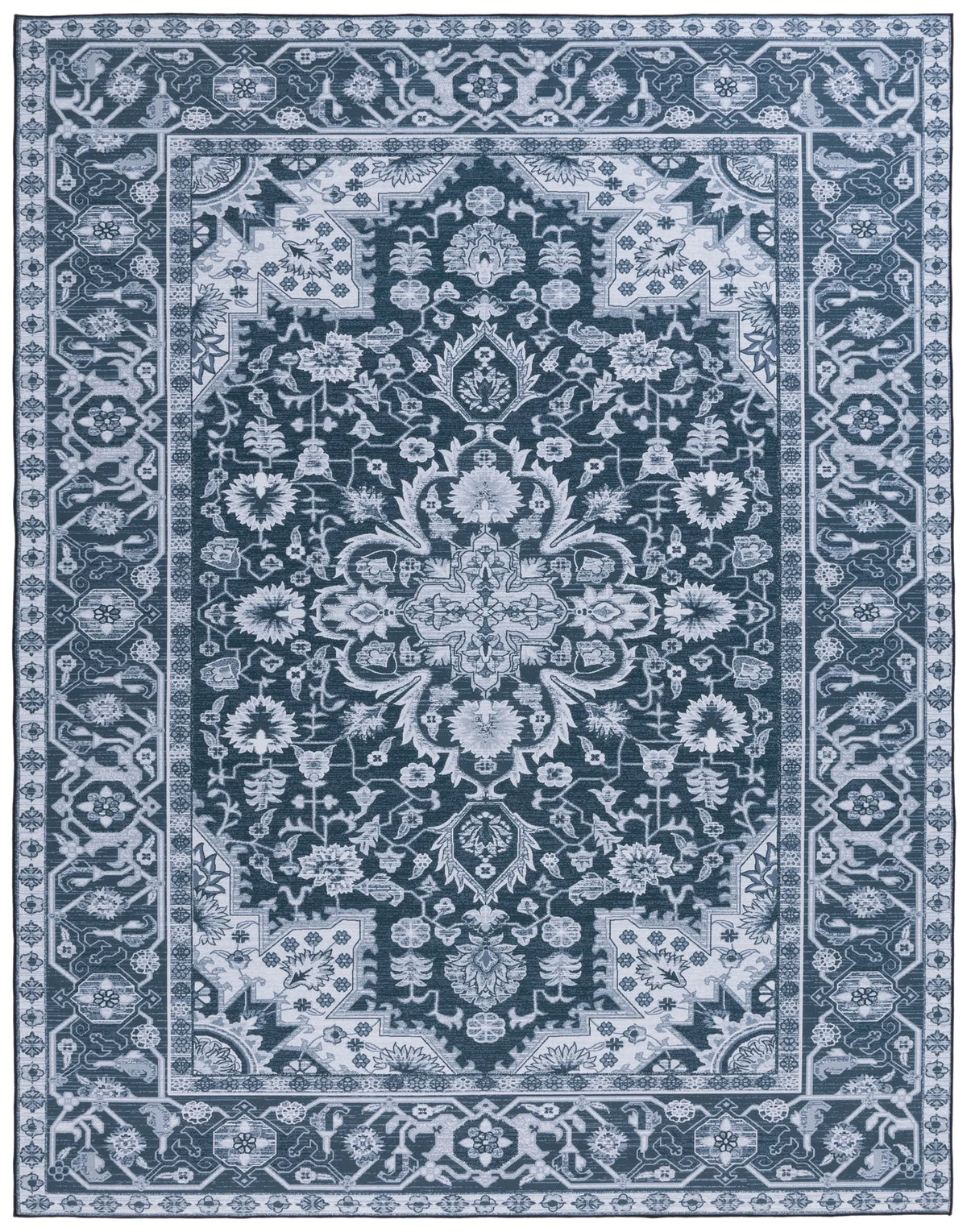 Safavieh Tucson 10'-0" x 14'-0" Rug in Black / Beige