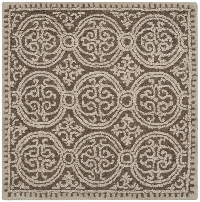 Safavieh Cambridge 4'-0" x 4'-0" Rug in Tan / Multi