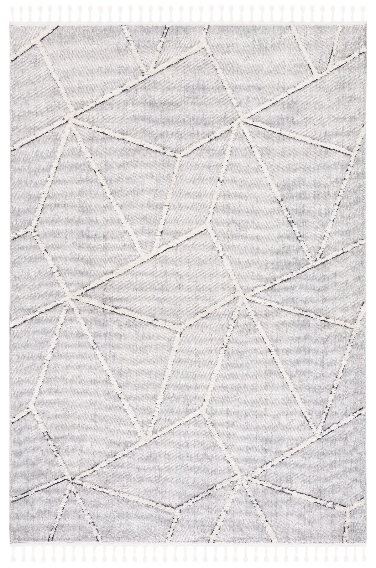 Safavieh Marrakesh 4'-0" x 6'-0" Rug in Grey / Ivory