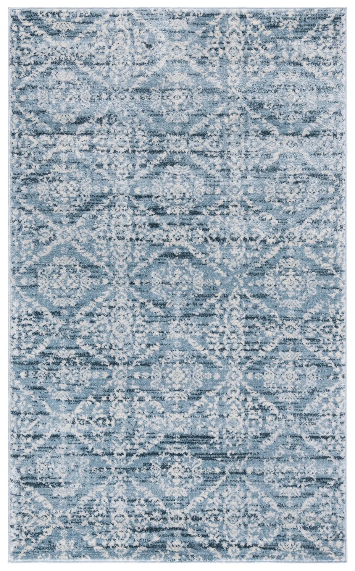 Safavieh Martha Stewart Isabella 3'-0" x 5'-0" Rug in Denim Blue / Ivory
