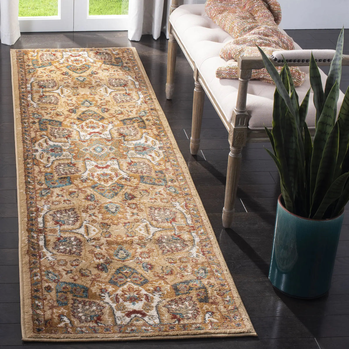 Safavieh Summit 2'-3" x 8'-0" Rug in Beige / Ivory