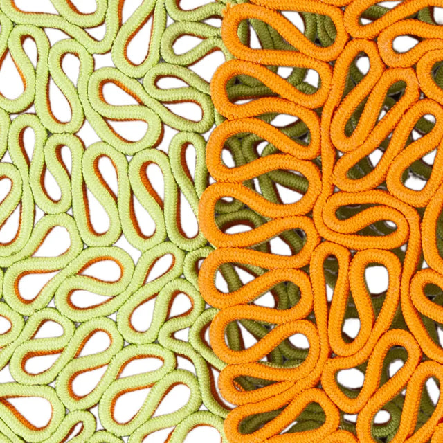 Safavieh Novelty 4'-0" x 4'-0" Rug in Orange / Green